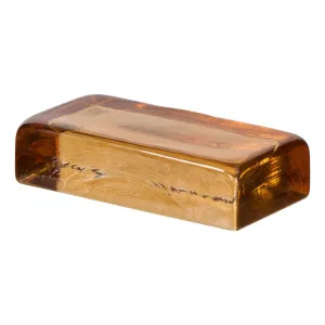 Bernard Sculpture 20x5cm in Amber by OZ Design, a Statues & Ornaments for sale on Style Sourcebook