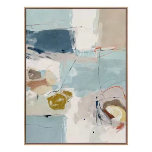 Chalk & Citrus Design 1 Portrait Box Framed Canvas in 63 x 93cm by OZ Design, a Painted Canvases for sale on Style Sourcebook