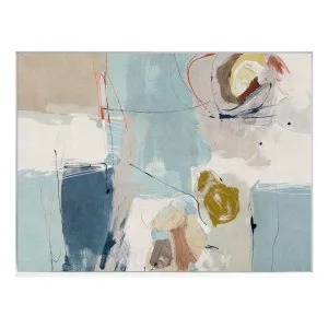 Chalk & Citrus Design 1 Landscape Box Framed Canvas in 93 x 63cm by OZ Design, a Painted Canvases for sale on Style Sourcebook