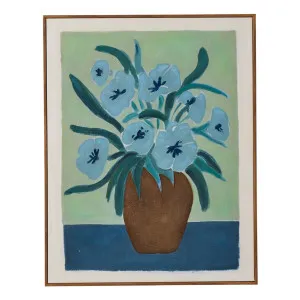 Wilma Box Framed Canvas in 55 x 70cm by OZ Design, a Painted Canvases for sale on Style Sourcebook