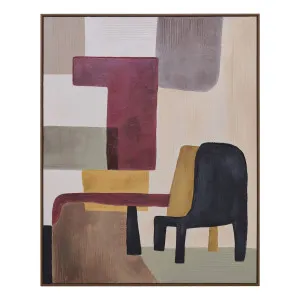 Lounging Design 3 Box Framed Canvas in 82 x 102cm by OZ Design, a Painted Canvases for sale on Style Sourcebook