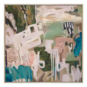 Tide & Terrain Box Framed Canvas in 142 x 142cm by OZ Design, a Painted Canvases for sale on Style Sourcebook