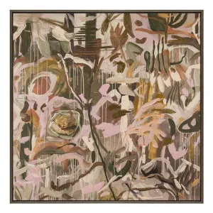 Whispering Meadow Box Framed Canvas in 85 x 85cm by OZ Design, a Painted Canvases for sale on Style Sourcebook