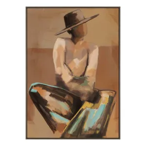 Amigo Adeline Box Framed Canvas in 74 x 104cm by OZ Design, a Painted Canvases for sale on Style Sourcebook