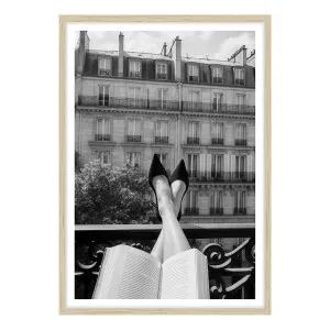 Balcony Parisian Framed Print in 95 x 133cm by OZ Design, a Prints for sale on Style Sourcebook