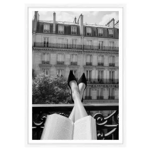Balcony Parisian Framed Print in 73 x 103cm by OZ Design, a Prints for sale on Style Sourcebook