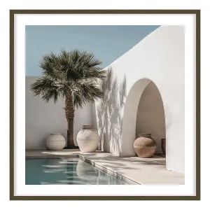 Villa in Stillness Framed Print in 120 x 120cm by OZ Design, a Prints for sale on Style Sourcebook