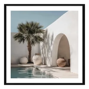Villa in Stillness Framed Print in 60 x 60cm by OZ Design, a Prints for sale on Style Sourcebook