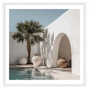 Villa in Stillness Framed Print in 118 x 118cm by OZ Design, a Prints for sale on Style Sourcebook