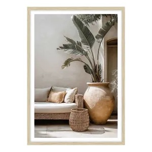 Terracotta Calm Framed Print in 84 x 118cm by OZ Design, a Prints for sale on Style Sourcebook