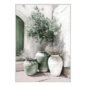 Sunlit Vessels Box Framed Canvas in 72 x 102cm by OZ Design, a Painted Canvases for sale on Style Sourcebook