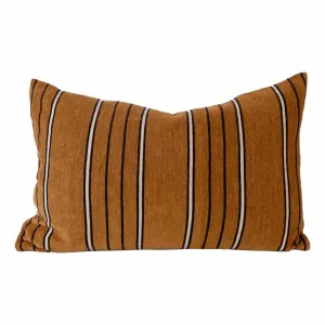 Gramercy Feather Fill Cushion 60x40cm in Mustard / Black / White by OZ Design, a Cushions, Decorative Pillows for sale on Style Sourcebook