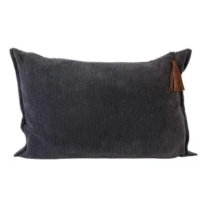 Hudson Feather Fill Cushion 60x40cm in Midnight by OZ Design, a Cushions, Decorative Pillows for sale on Style Sourcebook