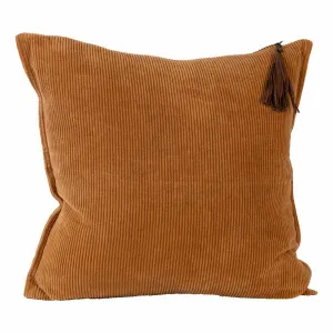 Hudson Feather Fill Cushion 50x50cm in Mustard by OZ Design, a Cushions, Decorative Pillows for sale on Style Sourcebook