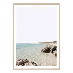 Turquoise Bay Framed Print in 33 x 45cm by OZ Design, a Prints for sale on Style Sourcebook