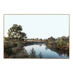 Fyshwick Wetlands Box Framed Canvas in 122 x 82cm by OZ Design, a Painted Canvases for sale on Style Sourcebook