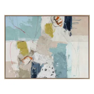 Chalk & Citrus Design 2 Landscape Box Framed Canvas in 163 x 123cm by OZ Design, a Painted Canvases for sale on Style Sourcebook