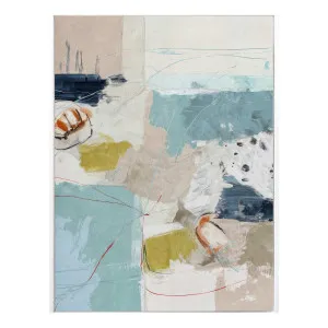 Chalk & Citrus Design 2 Portrait Box Framed Canvas in 23 x 163cm by OZ Design, a Painted Canvases for sale on Style Sourcebook