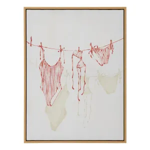 Laundry Box Framed Canvas in 45 x 60cm by OZ Design, a Painted Canvases for sale on Style Sourcebook