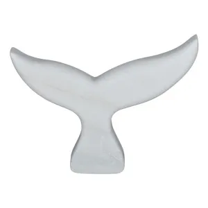 Beluga Sculpture 27x20cm in White by OZ Design, a Statues & Ornaments for sale on Style Sourcebook