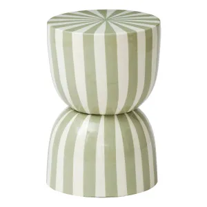 Tamar Side Table 31x46cm in Ivory / Sage by OZ Design, a Side Table for sale on Style Sourcebook