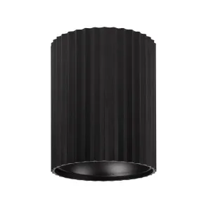 Havit Nella Fluted 18W 240V Surface Mounted Outdoor LED Downlight Medium - Black by Havit, a Spotlights for sale on Style Sourcebook