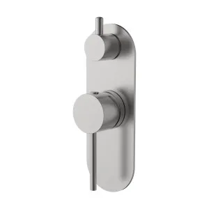 Misha Wall/Shower Mixer W Divertor Trim Kit Brushed Nickel by Haus25, a Laundry Taps for sale on Style Sourcebook
