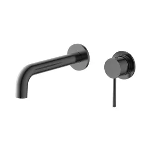 Misha Wall Basin Set 190 Trim Kit Brushed Gun Metal by Haus25, a Bathroom Taps & Mixers for sale on Style Sourcebook