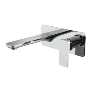 Platz Wall Basin Set 180 Trim Kit Chrome by Haus25, a Bathroom Taps & Mixers for sale on Style Sourcebook