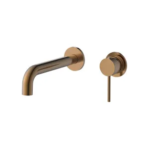 Misha Wall Basin Set 190 Trim Kit Brushed Copper by Haus25, a Bathroom Taps & Mixers for sale on Style Sourcebook