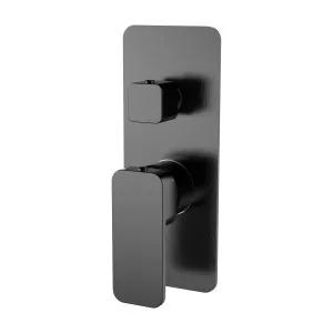 Platz Wall/Shower Mixer W Divertor Trim Kit Brushed Gun Metal by Haus25, a Laundry Taps for sale on Style Sourcebook