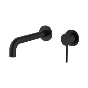 Misha Wall Basin Set 190 Trim Kit Matte Black by Haus25, a Bathroom Taps & Mixers for sale on Style Sourcebook