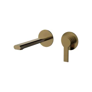 Lina Wall Basin Set 200 Trim Kit Brushed Copper by Haus25, a Bathroom Taps & Mixers for sale on Style Sourcebook