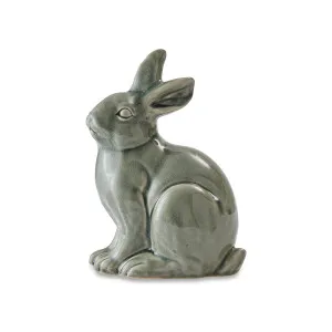 Bunny Sage Green Sitting Ceramic Figurine Decor 16.5X12X23CM by Madras Link, a Decorative Accessories for sale on Style Sourcebook