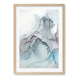 Blue Black Ink Part 1 Framed Art Print by Profile Australia, a Prints for sale on Style Sourcebook