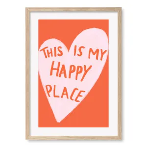 My Happy Place Framed Art Print by Athene Fritsch by Profile Australia, a Prints for sale on Style Sourcebook