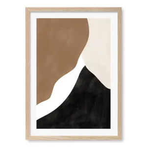 Beige And Brown 2 Framed Art Print by Profile Australia, a Prints for sale on Style Sourcebook