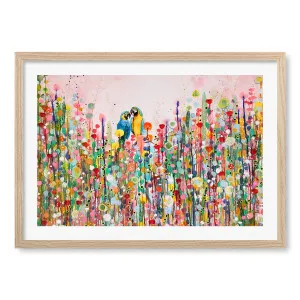 Love Feathers Framed Art Print by Sylvie Demers by Profile Australia, a Prints for sale on Style Sourcebook