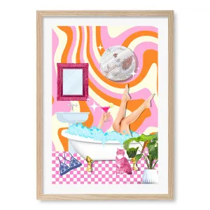Groovy Bathtub Bliss Framed Art Print by Athene Fritsch by Profile Australia, a Prints for sale on Style Sourcebook