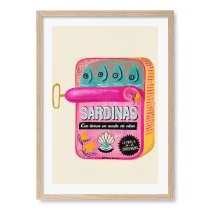 Sardines Tin Can Framed Art Print by Baroo Bloom by Profile Australia, a Prints for sale on Style Sourcebook
