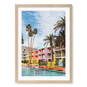 Palm Springs Pool 7 Framed Art Print by Bethany Young by Profile Australia, a Prints for sale on Style Sourcebook