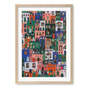 Holiday Houses Framed Art Print by Ceyda Alasar by Profile Australia, a Prints for sale on Style Sourcebook