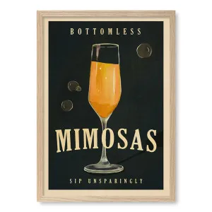 Bottomless Mimosas Framed Art Print by Profile Australia, a Prints for sale on Style Sourcebook