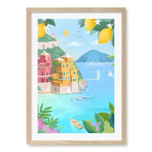 Portofino Framed Art Print by Petra Lizde by Profile Australia, a Prints for sale on Style Sourcebook