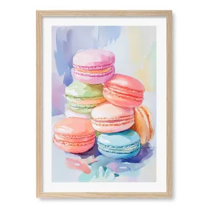 Colourful Macarons Framed Art Print by Mellois by Profile Australia, a Prints for sale on Style Sourcebook