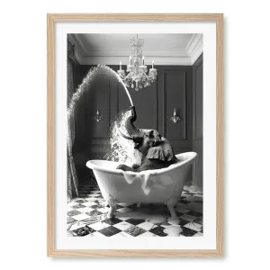 Splish Splash Safari Framed Art Print by Niky Rahner by Profile Australia, a Prints for sale on Style Sourcebook