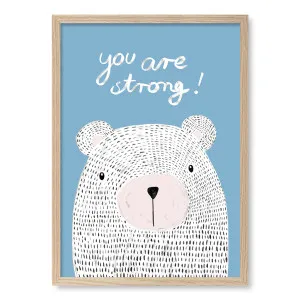 You Are Strong Framed Art Print by Profile Australia, a Prints for sale on Style Sourcebook
