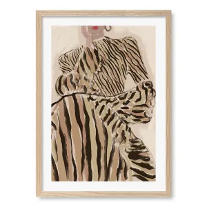 Zebra Elegance Framed Art Print by Treechild by Profile Australia, a Prints for sale on Style Sourcebook