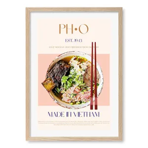 Vietnamese Noodle Delight Framed Art Print by Profile Australia, a Prints for sale on Style Sourcebook