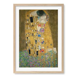 The Kiss Framed Art Print by Gustav Klimt by Profile Australia, a Prints for sale on Style Sourcebook